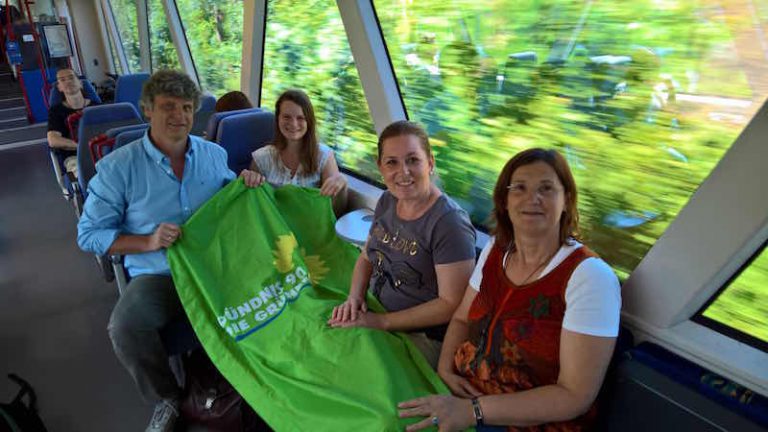 Grüner Regionalverband Sonneberg-Hildburghausen mit der Bahn auf „GRÜN-WIRKT-TOUR“