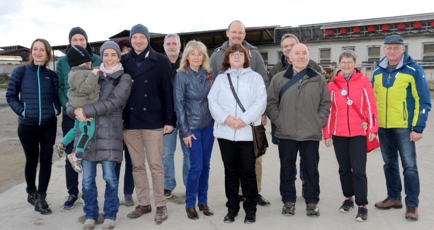 Grüner Besuch in Vachdorf