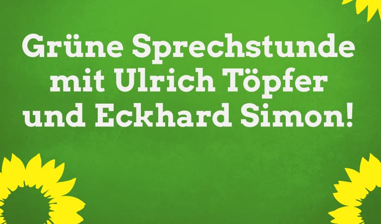 Sprechstunde mit Grünen Stadt- und Kreisräten