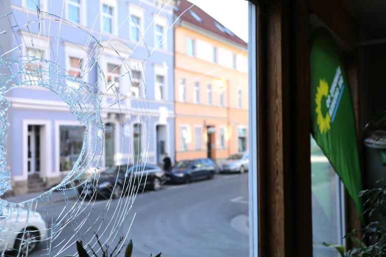 Angriff auf das Grüne Büro in Meiningen