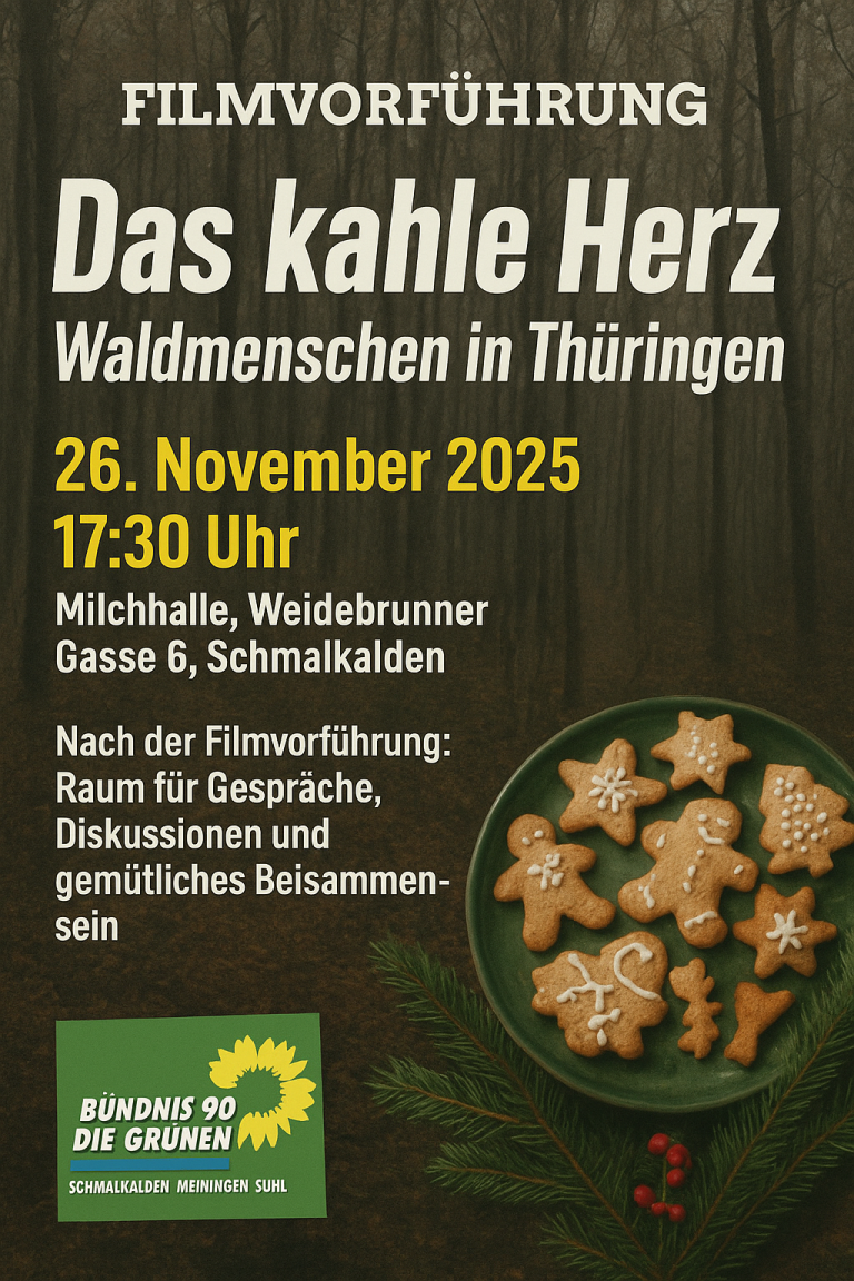 Filmvorführung „Das kahle Herz – Waldmenschen in Thüringen“ in Schmalkalden