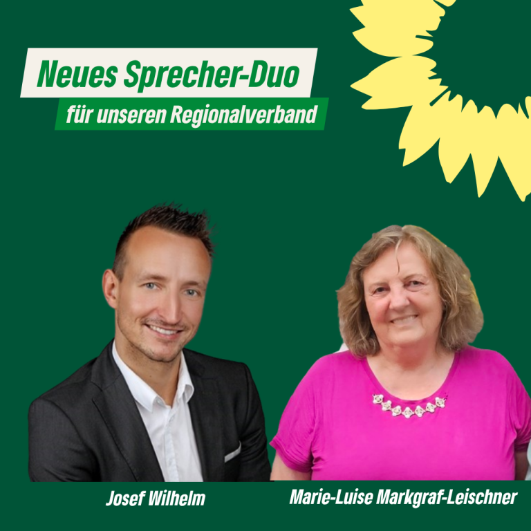 Neues Sprecher-Duo für unseren Regionalverband!